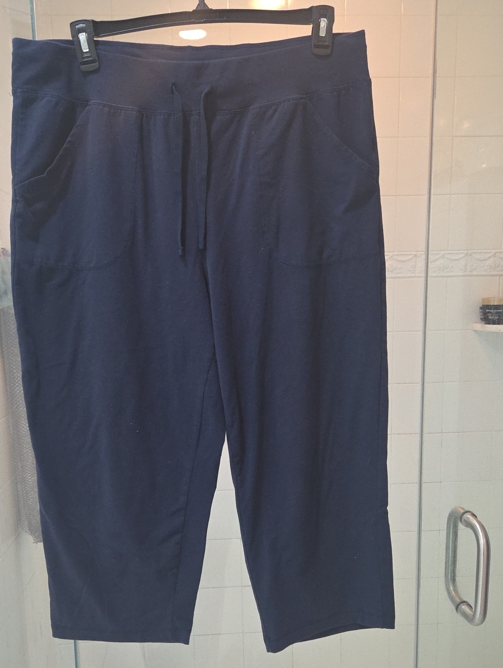 Athletic Works Navy Drawstring Jogger Pants